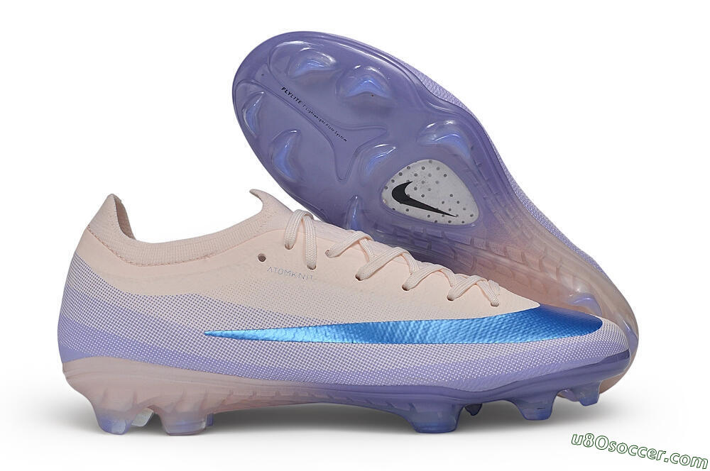 Nike Air Zoom Mercurial Vapor 17 Elite FG Firm Ground Soccer Cleats - Beige/Barely Green/Baltic Blue 1