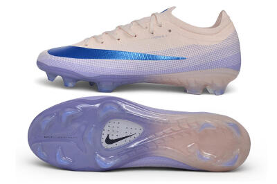 Nike Air Zoom Mercurial Vapor 17 Elite FG Firm Ground Soccer Cleats - Beige/Barely Green/Baltic Blue