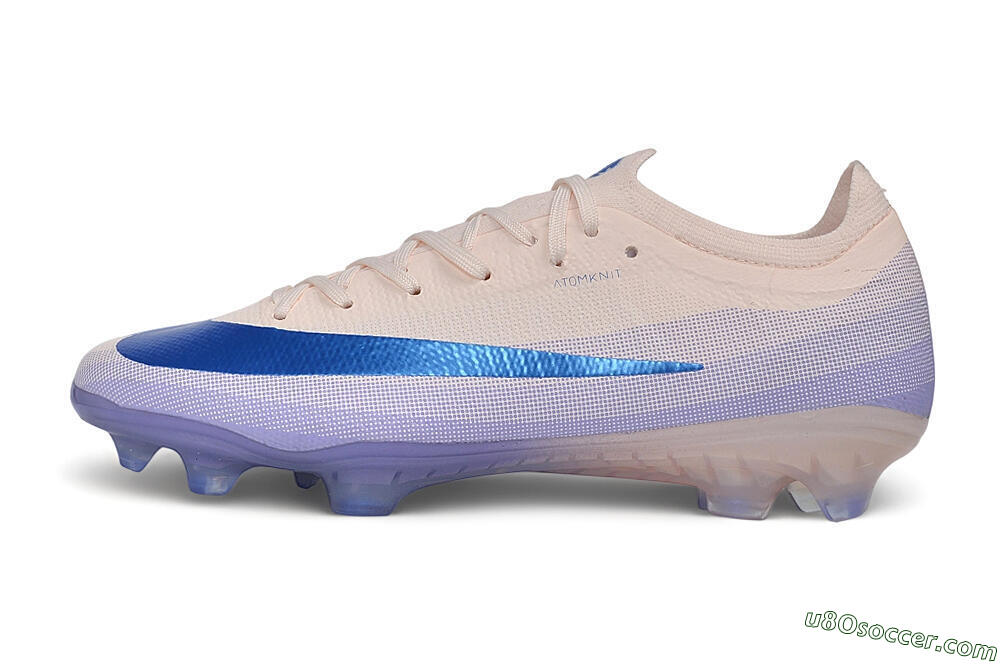 Nike Air Zoom Mercurial Vapor 17 Elite FG Firm Ground Soccer Cleats - Beige/Barely Green/Baltic Blue 2