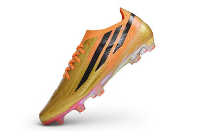 Adidas F50 Hyperfast Elite Laceless FG Firm Ground Soccer Cleats - Gold/Solar Gold/Black