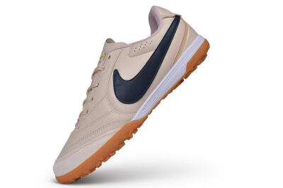 Nike Tiempo Legend SE TF Artificial Turf Soccer Shoes - Beige/Desert Sand/Midnight Navy