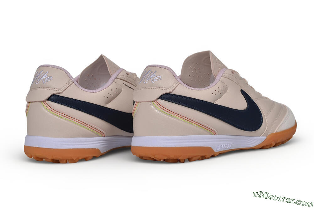 Nike Tiempo Legend SE TF Artificial Turf Soccer Shoes - Beige/Desert Sand/Midnight Navy 6