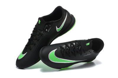 Nike Air Zoom Mercurial Superfly 11 Elite IC Indoor & Futsal Soccer Shoes - Black/Black/Electric Green