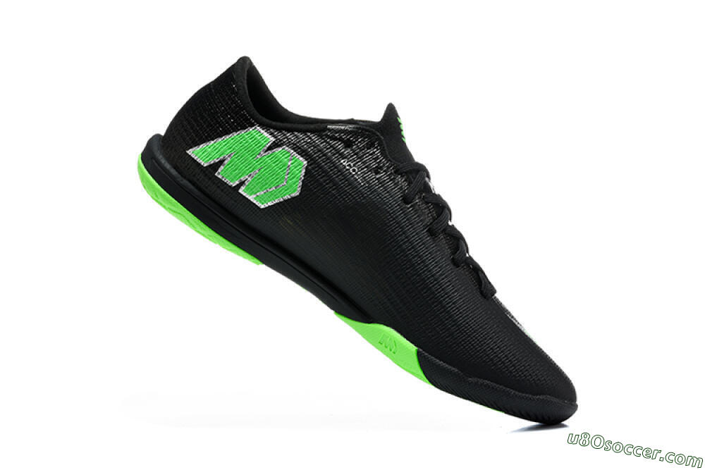 Nike Air Zoom Mercurial Superfly 11 Elite IC Indoor & Futsal Soccer Shoes - Black/Black/Electric Green 7