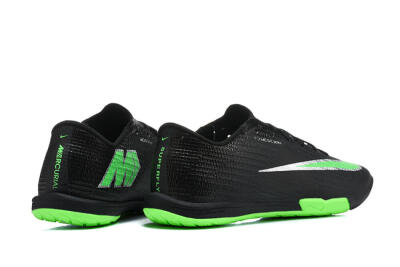 Nike Air Zoom Mercurial Superfly 11 Elite IC Indoor & Futsal Soccer Shoes - Black/Black/Electric Green