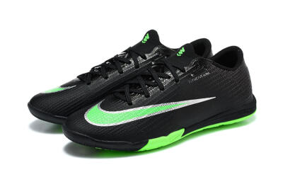 Nike Air Zoom Mercurial Superfly 11 Elite IC Indoor & Futsal Soccer Shoes - Black/Black/Electric Green
