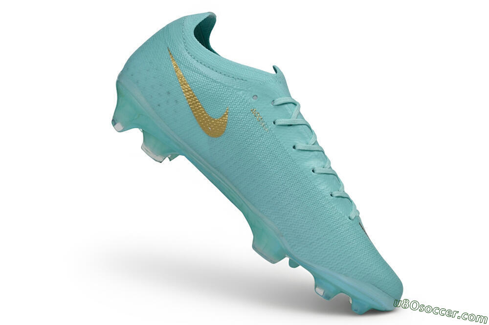 Nike Air Zoom Mercurial Vapor 17 Elite FG Firm Ground Soccer Cleats - Turquoise/Tropical Teal/Metallic Gold 4