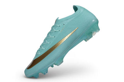 Nike Air Zoom Mercurial Vapor 17 Elite FG Firm Ground Soccer Cleats - Turquoise/Tropical Teal/Metallic Gold
