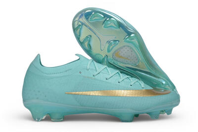 Nike Air Zoom Mercurial Vapor 17 Elite FG Firm Ground Soccer Cleats - Turquoise/Tropical Teal/Metallic Gold