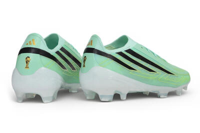 Adidas F50 Hyperfast Elite Laceless FG Firm Ground Soccer Cleats - Green/Mint Glow/Core Black