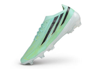 Adidas F50 Hyperfast Elite Laceless FG Firm Ground Soccer Cleats - Green/Mint Glow/Core Black