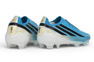 Adidas F50 Hyperfast Elite Laceless FG Firm Ground Soccer Cleats - Blue/Clear Blue/Core Black