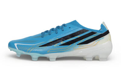 Adidas F50 Hyperfast Elite Laceless FG Firm Ground Soccer Cleats - Blue/Clear Blue/Core Black