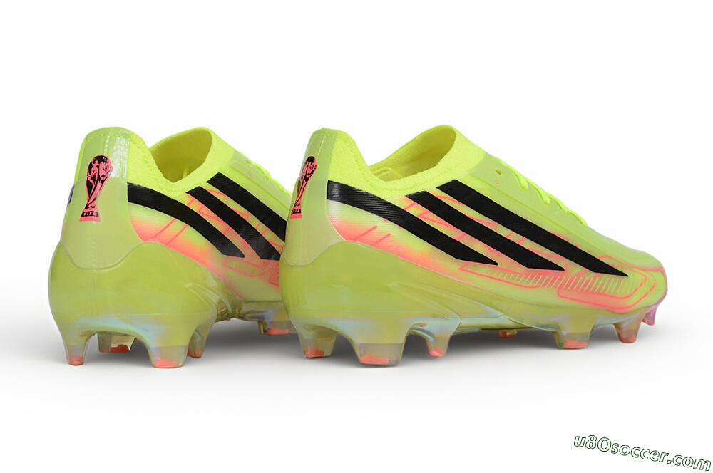 Adidas F50 Hyperfast Elite Laceless FG Firm Ground Soccer Cleats - Yellow/Solar Yellow/Black 6