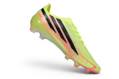 Adidas F50 Hyperfast Elite Laceless FG Firm Ground Soccer Cleats - Yellow/Solar Yellow/Black