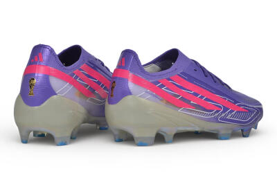 Adidas F50 Hyperfast Elite Laceless FG Firm Ground Soccer Cleats - Purple/Lucid Purple/Lucid Pink