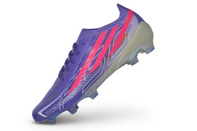 Adidas F50 Hyperfast Elite Laceless FG Firm Ground Soccer Cleats - Purple/Lucid Purple/Lucid Pink