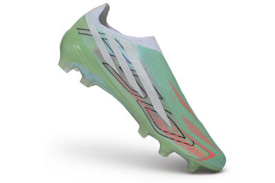 Adidas F50 Hyperfast Elite Laceless FG Firm Ground Soccer Cleats - Green/Mint/Iridescent