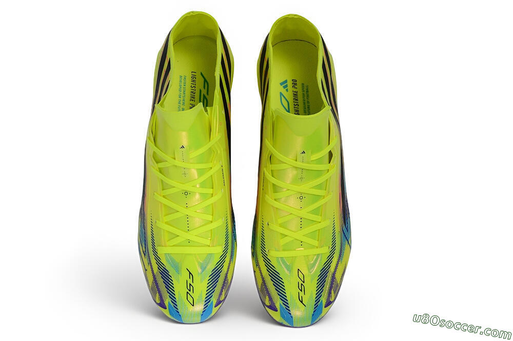 Adidas F50 Hyperfast Elite FG Firm Ground Soccer Cleats - Yellow/Solar Yellow/Lucid Lemon 4