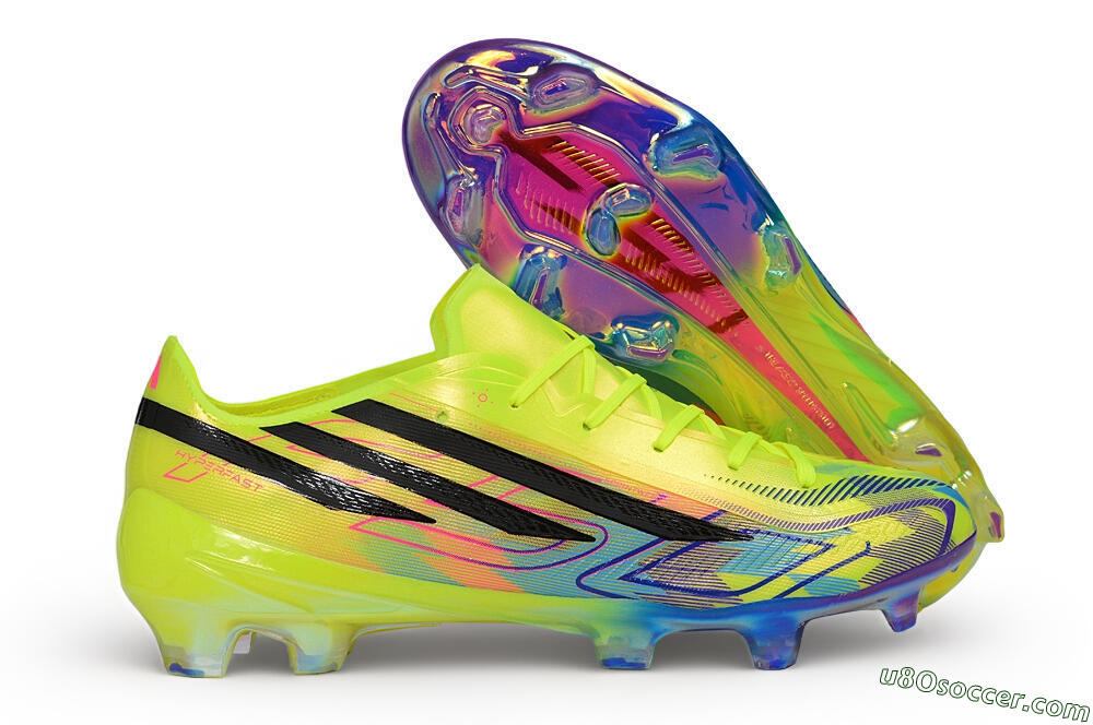 Adidas F50 Hyperfast Elite FG Firm Ground Soccer Cleats - Yellow/Solar Yellow/Lucid Lemon 1