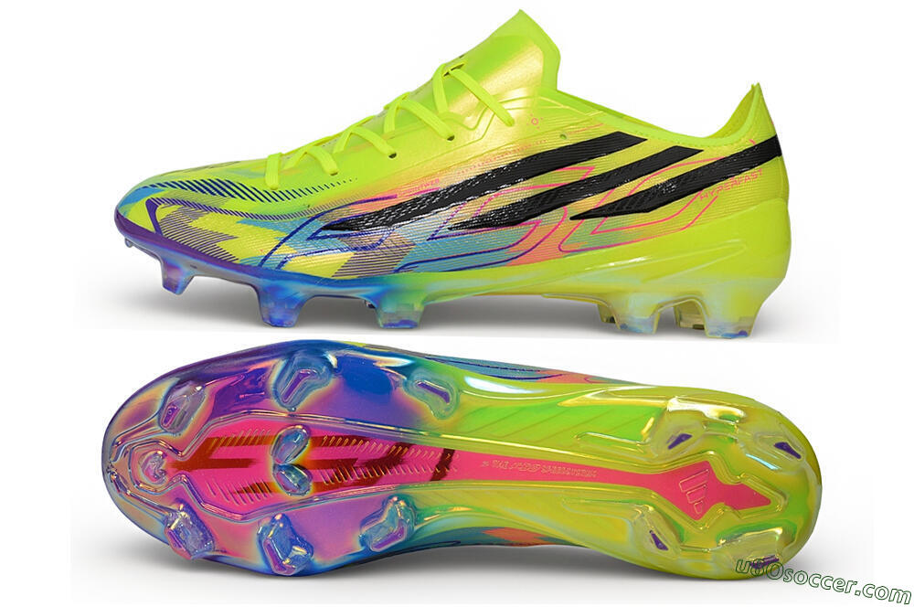 Adidas F50 Hyperfast Elite FG Firm Ground Soccer Cleats - Yellow/Solar Yellow/Lucid Lemon 0