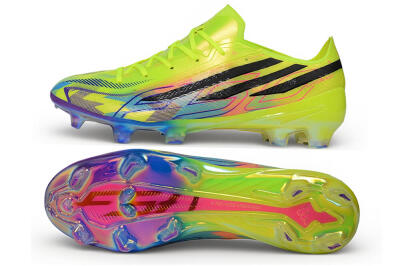 Adidas F50 Hyperfast Elite FG Firm Ground Soccer Cleats - Yellow/Solar Yellow/Lucid Lemon