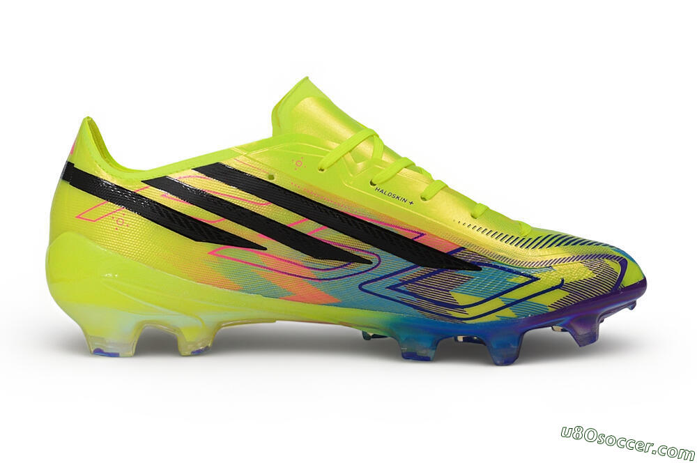 Adidas F50 Hyperfast Elite FG Firm Ground Soccer Cleats - Yellow/Solar Yellow/Lucid Lemon 7
