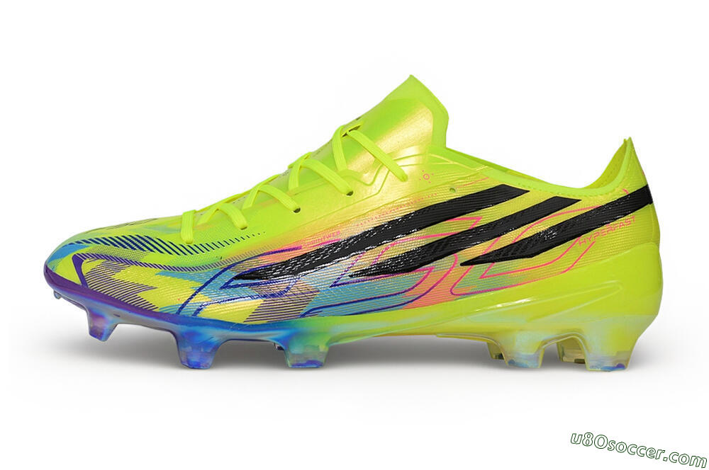 Adidas F50 Hyperfast Elite FG Firm Ground Soccer Cleats - Yellow/Solar Yellow/Lucid Lemon 2