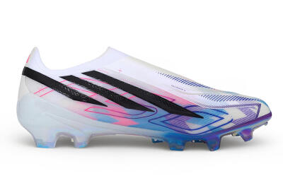 Adidas F50 Hyperfast Elite FG Firm Ground Soccer Cleats - White/Core Black/Lucid Pink