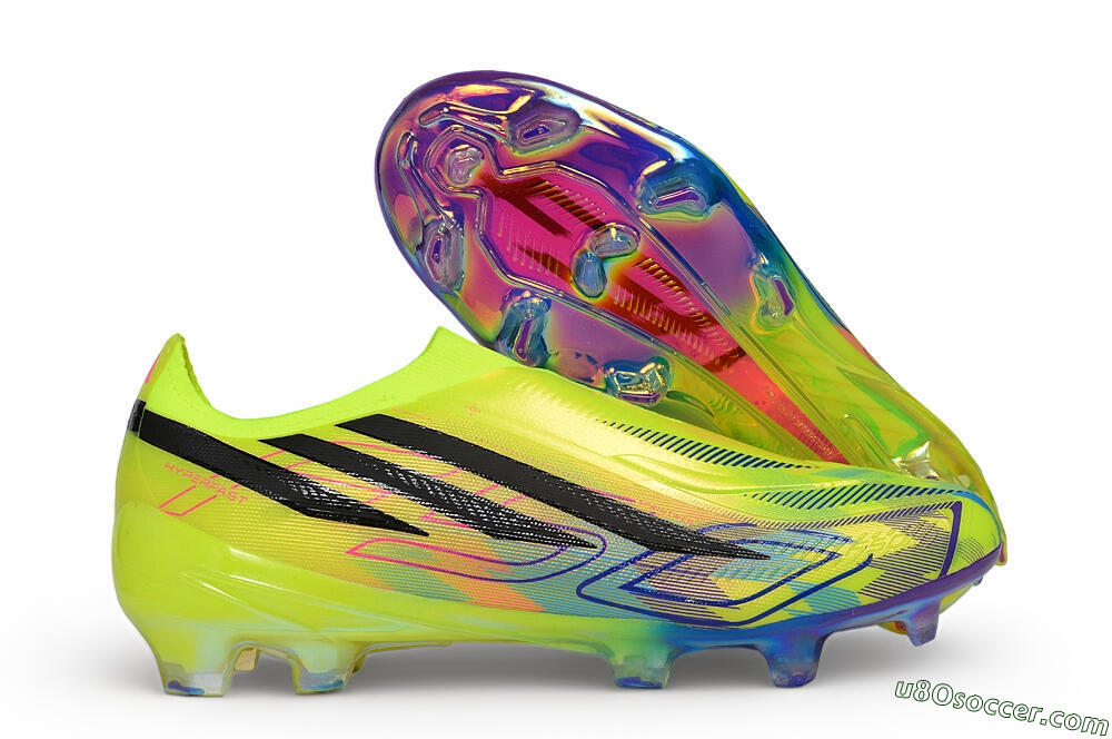 Adidas F50 Hyperfast Elite FG Firm Ground Soccer Cleats - Yellow/Solar Yellow/Black 1