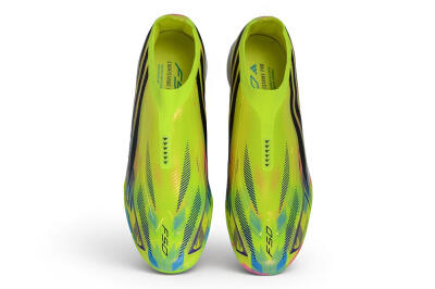 Adidas F50 Hyperfast Elite Laceless TF Artificial Turf Soccer Shoes - Yellow/Solar Yellow/Core Black