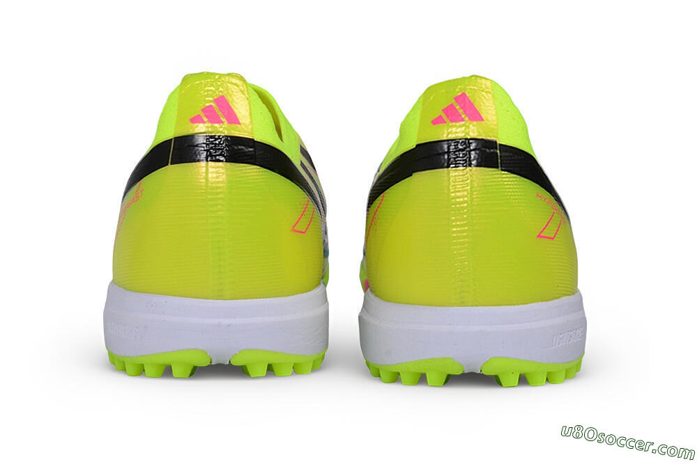 Adidas F50 Hyperfast Elite Laceless TF Artificial Turf Soccer Shoes - Yellow/Solar Yellow/Core Black 5