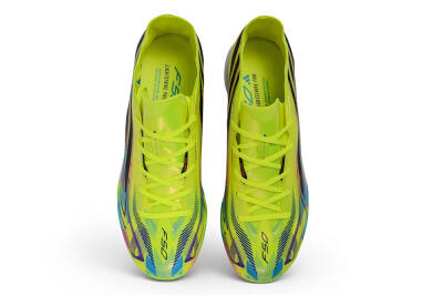 Adidas F50 Hyperfast Pro TF Artificial Turf Soccer Shoes - Yellow/Solar Yellow/Lucid Blue