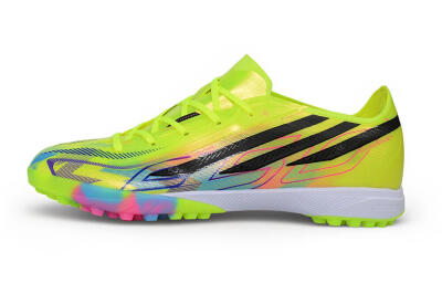 Adidas F50 Hyperfast Pro TF Artificial Turf Soccer Shoes - Yellow/Solar Yellow/Lucid Blue