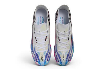 Adidas F50 Hyperfast Pro TF Artificial Turf Soccer Shoes - White/Electric Blue/Hyper Pink