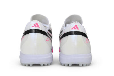 Adidas F50 Hyperfast Pro TF Artificial Turf Soccer Shoes - White/Electric Blue/Hyper Pink