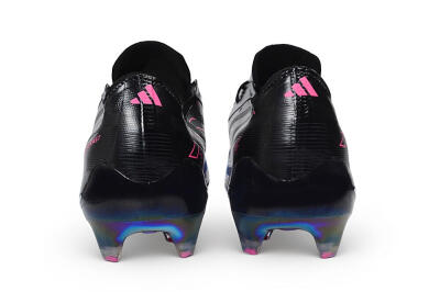 Adidas F50 Hyperfast Elite FG Firm Ground Soccer Cleats - Black/Electric Blue/Hyper Pink