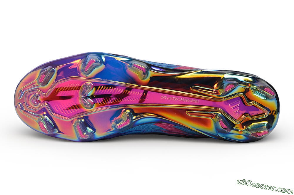 Adidas F50 Hyperfast Elite FG Firm Ground Soccer Cleats - Black/Electric Blue/Hyper Pink 6