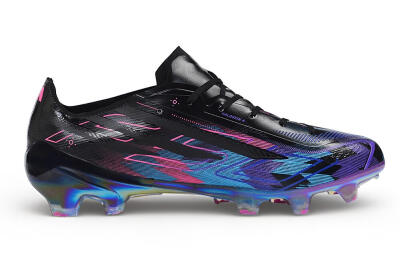 Adidas F50 Hyperfast Elite FG Firm Ground Soccer Cleats - Black/Electric Blue/Hyper Pink