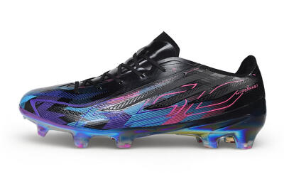 Adidas F50 Hyperfast Elite FG Firm Ground Soccer Cleats - Black/Electric Blue/Hyper Pink