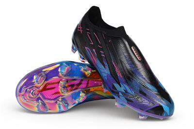 Adidas F50 Hyperfast Elite FG Firm Ground Soccer Cleats - Black/Core Black/Iridescent