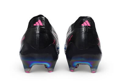 Adidas F50 Hyperfast Elite FG Firm Ground Soccer Cleats - Black/Core Black/Iridescent