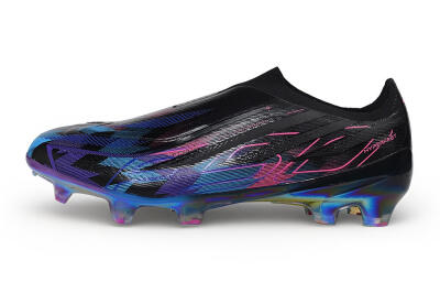 Adidas F50 Hyperfast Elite FG Firm Ground Soccer Cleats - Black/Core Black/Iridescent