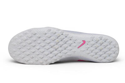 Nike Air Zoom Mercurial Vapor 17 Elite TF Artificial Turf Soccer Shoes - White/White/Hyper Pink