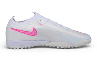 Nike Air Zoom Mercurial Vapor 17 Elite TF Artificial Turf Soccer Shoes - White/White/Hyper Pink