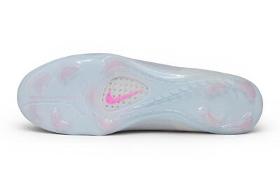 Nike Air Zoom Mercurial Vapor 17 Elite FG Firm Ground Soccer Cleats - White/White/Pink