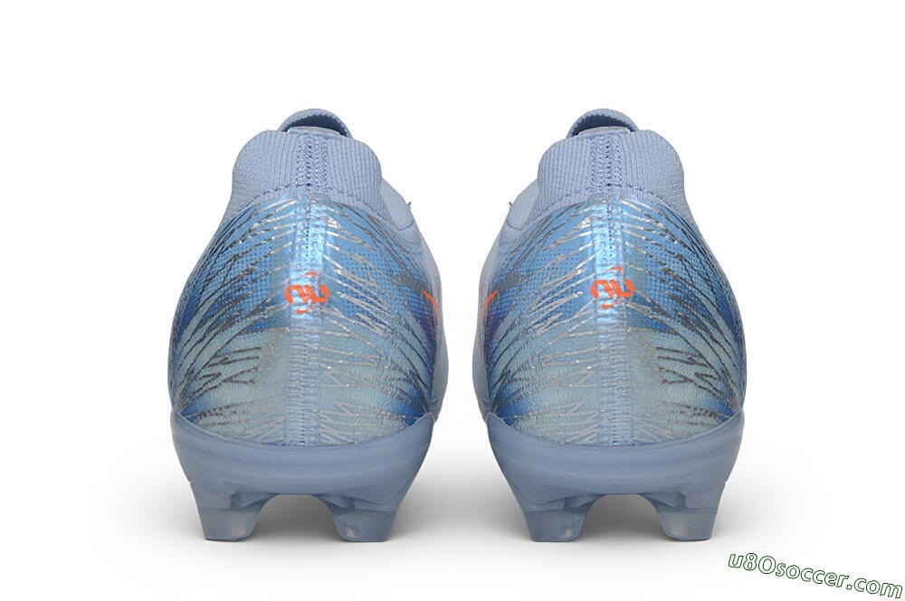 Nike Air Zoom Mercurial Vapor 17 Elite FG Firm Ground Soccer Cleats - Blue/Baltic Blue/Total Orange 5