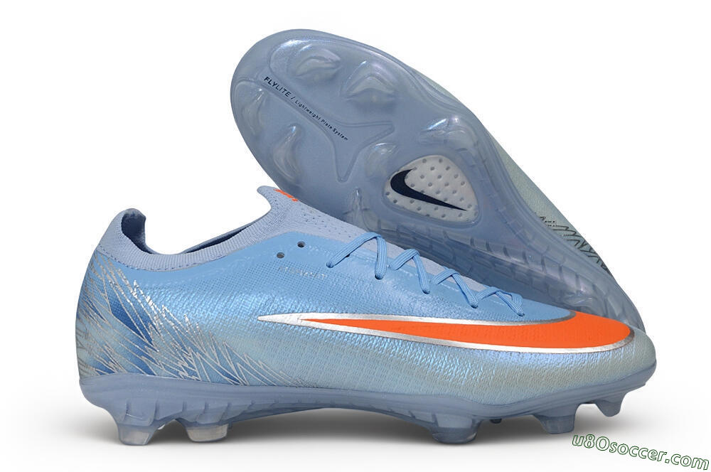 Nike Air Zoom Mercurial Vapor 17 Elite FG Firm Ground Soccer Cleats - Blue/Baltic Blue/Total Orange 1