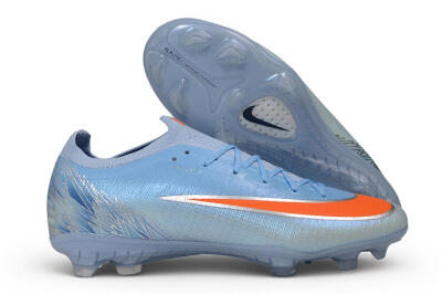 Nike Air Zoom Mercurial Vapor 17 Elite FG Firm Ground Soccer Cleats - Blue/Baltic Blue/Total Orange