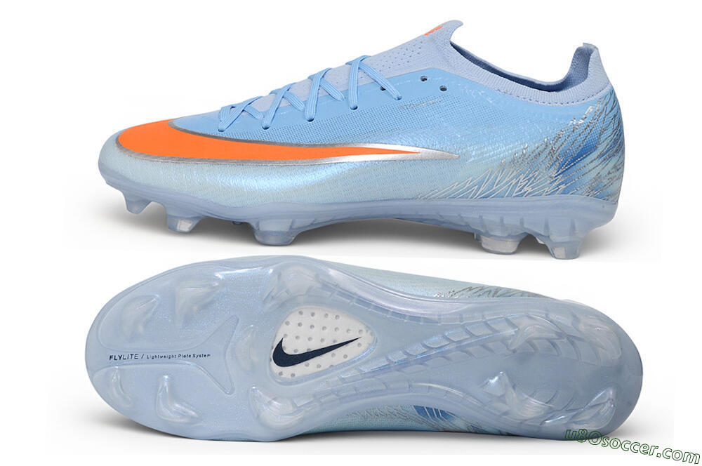 Nike Air Zoom Mercurial Vapor 17 Elite FG Firm Ground Soccer Cleats - Blue/Baltic Blue/Total Orange 0